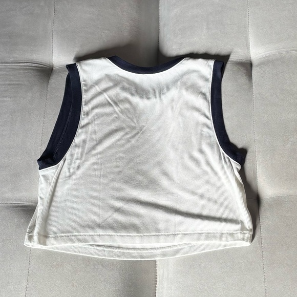 Skims Soft Lounge Ringer Ribbed Cropped Tank Size XL - Picture 5 of 6